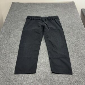 Gameness Jiu Jitsu Pants Mens A1 Black Poly Cotton Ripstop Training Martial Arts